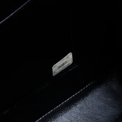 CHANEL No. 4 1996-1997 Patent Leather Coco Mark Vanity Purse Handbag black WS22076