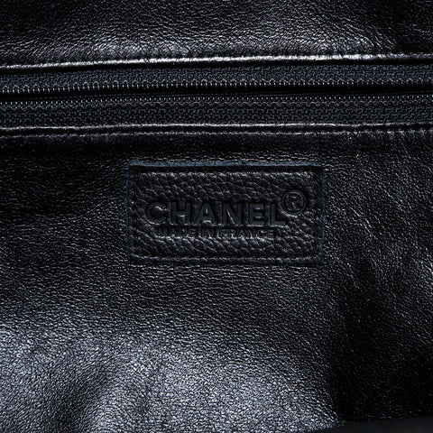 CHANEL No. 6 2000-2002 Caviar Bowling Bag Boston bag black WS22077