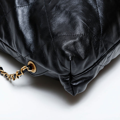 CHANEL 22 Chain Leather Backpack Â· Daypack black WS22079