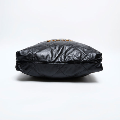 CHANEL 22 Chain Leather Backpack Â· Daypack black WS22079