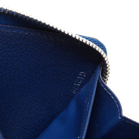 LOUIS VUITTON 2019 Epi Zippy Wallet Purse blue WS22081