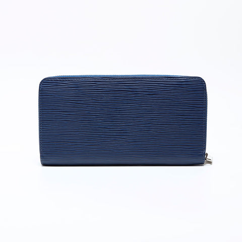 LOUIS VUITTON 2019 Epi Zippy Wallet Purse blue WS22081