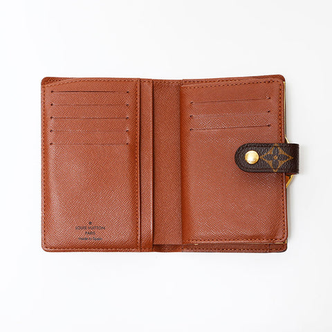 LOUIS VUITTON 2007 Monogram Portefeuille Viennois Bifold Wallet Brown WS22082