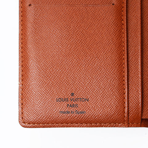 LOUIS VUITTON 2007 Monogram Portefeuille Viennois Bifold Wallet Brown WS22082