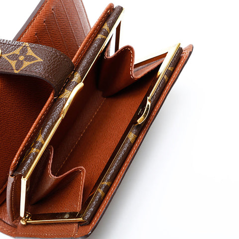 LOUIS VUITTON 2007 Monogram Portefeuille Viennois Bifold Wallet Brown WS22082