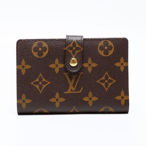 LOUIS VUITTON 2007 Monogram Portefeuille Viennois Bifold Wallet Brown WS22082