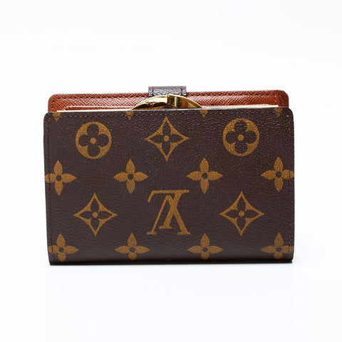 LOUIS VUITTON 2007 Monogram Portefeuille Viennois Bifold Wallet Brown WS22082