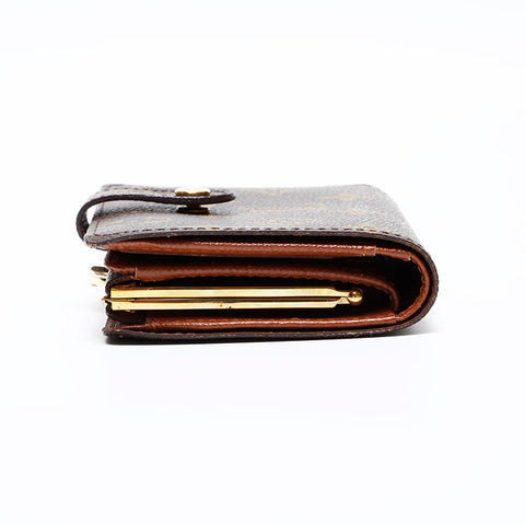 LOUIS VUITTON 2007 Monogram Portefeuille Viennois Bifold Wallet Brown WS22082