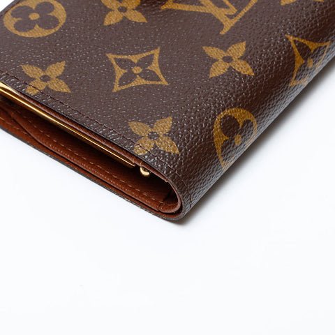 LOUIS VUITTON 2007 Monogram Portefeuille Viennois Bifold Wallet Brown WS22082
