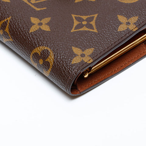 LOUIS VUITTON 2007 Monogram Portefeuille Viennois Bifold Wallet Brown WS22082