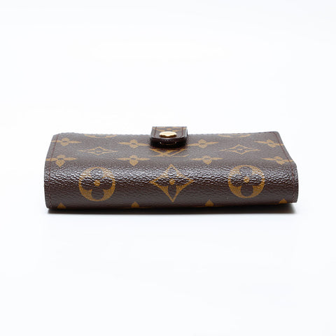 LOUIS VUITTON 2007 Monogram Portefeuille Viennois Bifold Wallet Brown WS22082