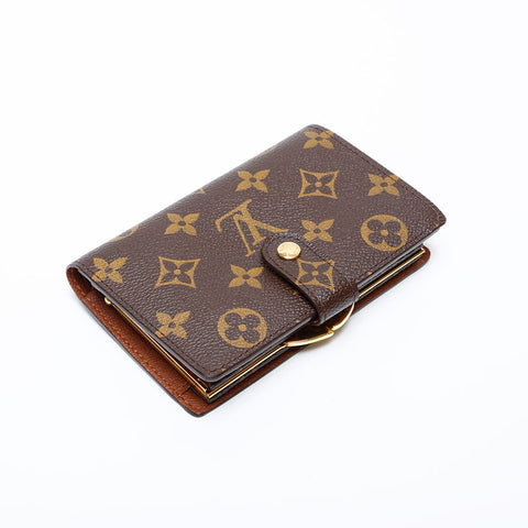 LOUIS VUITTON 2007 Monogram Portefeuille Viennois Bifold Wallet Brown WS22082