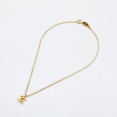 CHANEL Mini COCO Mark Necklace gold WS22083