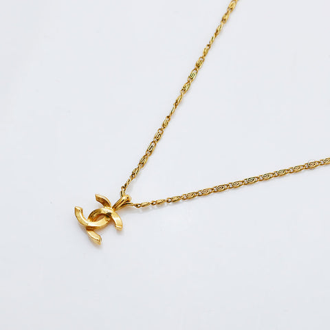 CHANEL Mini COCO Mark Necklace gold WS22083