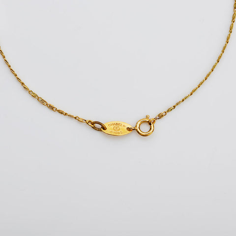 CHANEL Mini COCO Mark Necklace gold WS22083
