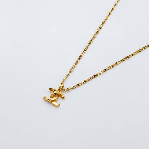 CHANEL Mini COCO Mark Necklace gold WS22083