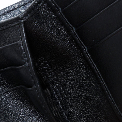Gucci Micro GG Shima Leather Bifold钱包黑色WS22093