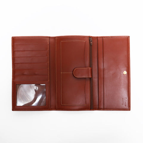 Burberry Nova检查PVC Tri-Fold Purse Beige WS22095