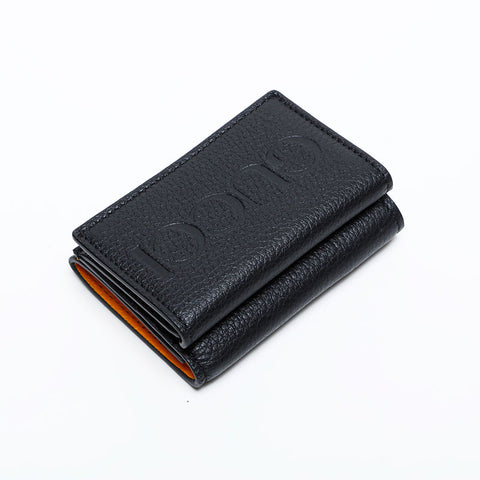 Gucci-Logo Kompakt Wallet Leder Mini Tri-Fold Wallet Navy WS22098