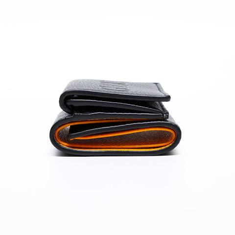 Gucci-Logo Kompakt Wallet Leder Mini Tri-Fold Wallet Navy WS22098