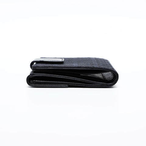 FENDI Zucchino Canvas Bifold Wallet black WS22099