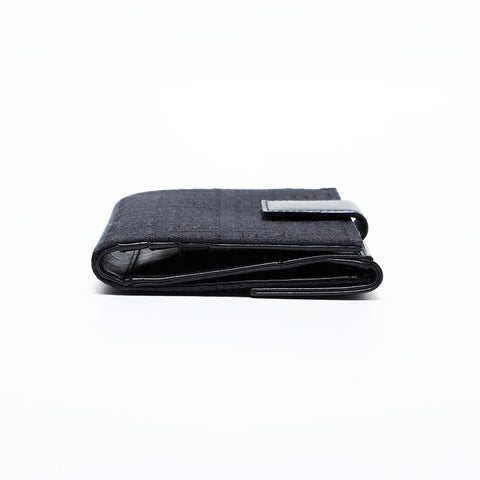 FENDI Zucchino Canvas Bifold Wallet black WS22099