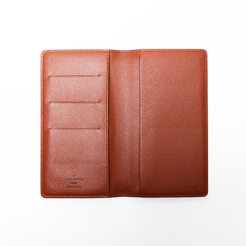 LOUIS VUITTON 2018 Monogram Notebook Case Bifold Wallet Brown WS22102