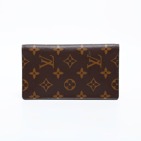LOUIS VUITTON 2018 Monogram Notebook Case Bifold Wallet Brown WS22102