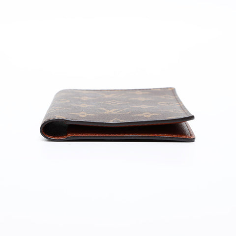 LOUIS VUITTON 2018 Monogram Notebook Case Bifold Wallet Brown WS22102
