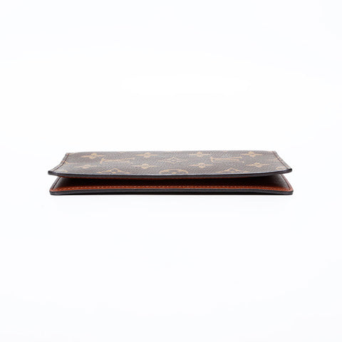 LOUIS VUITTON 2018 Monogram Notebook Case Bifold Wallet Brown WS22102
