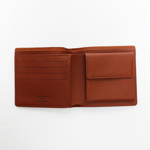 LOUIS VUITTON 2008 Monogram Portefeuille Marco Bifold Wallet Brown WS22105