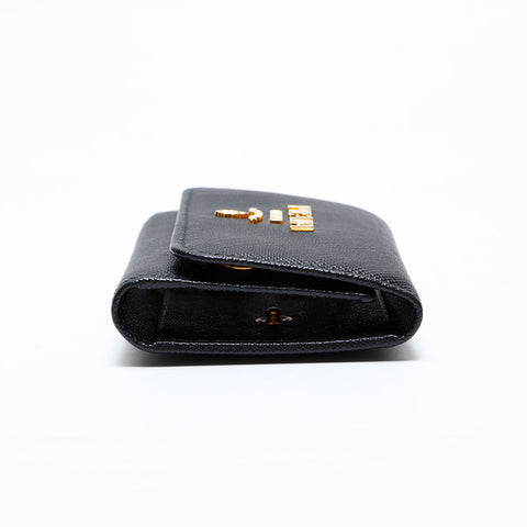 Prada Safiano皮革钥匙架黑色WS22106