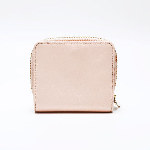 Chloe Ribbon皮革Bifold钱包粉红色WS22108