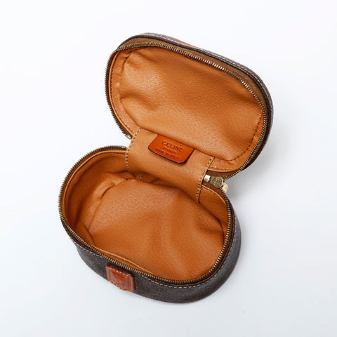 Celine Macadam Mini Vanity Pouch Brown WS22110