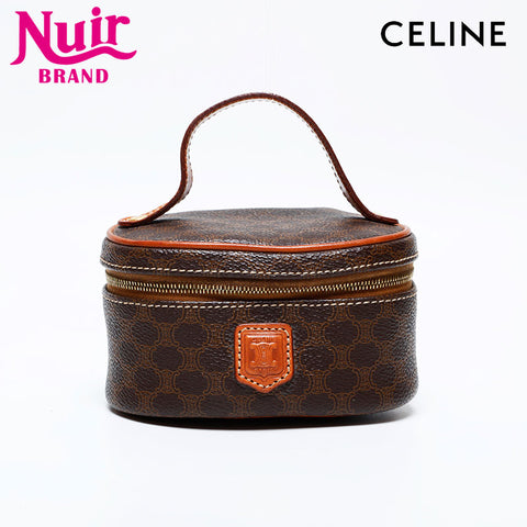 Celine Macadam Mini Vanity Pouch Brown WS22110