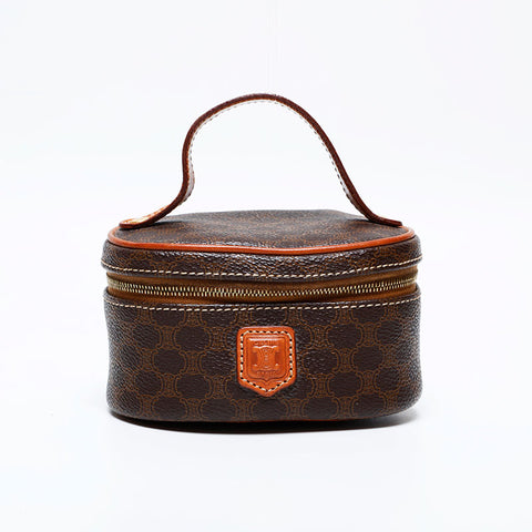 Celine Macadam Mini Vanity Pouch Brown WS22110
