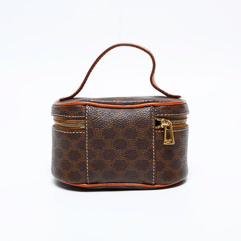 Celine Macadam Mini Vanity Pouch Brown WS22110
