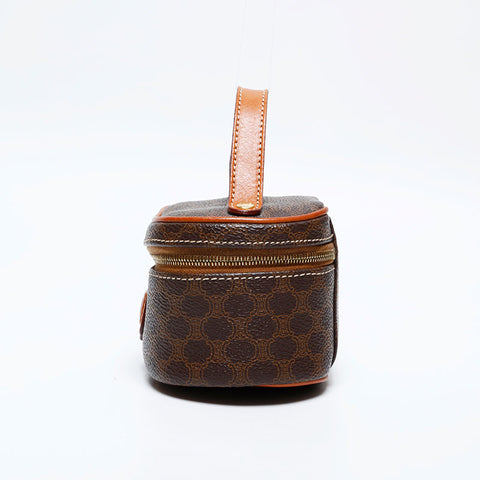 Celine Macadam Mini Vanity Pouch Brown WS22110