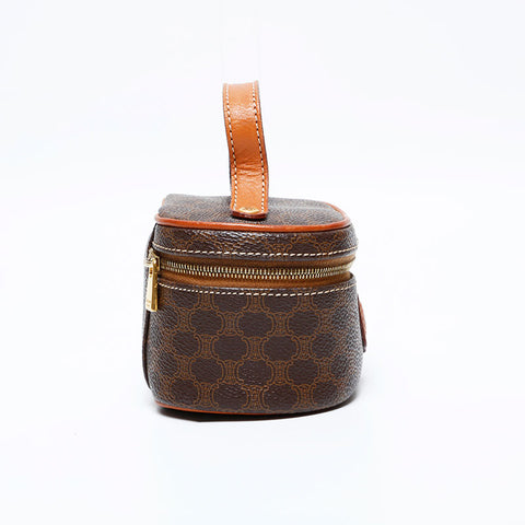 Celine Macadam Mini Vanity Pouch Brown WS22110