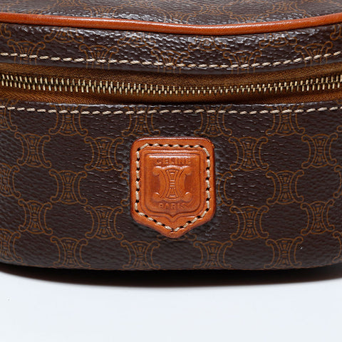 Celine Macadam Mini Vanity Pouch Brown WS22110