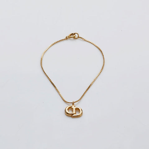 Christian Dior CD logo bracelet gold WS22111