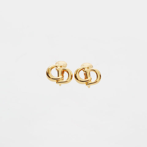 クリスチャンディオール Christian Dior CDロゴ イヤリング ゴールド WS22112