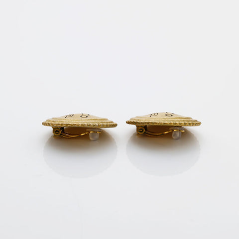 CHANEL 94P logo Earring gold WS22113