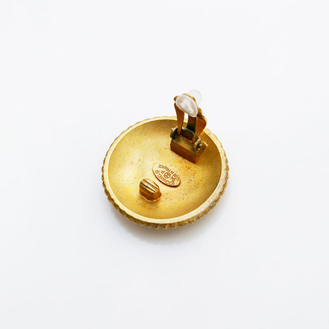 CHANEL 94P logo Earring gold WS22113