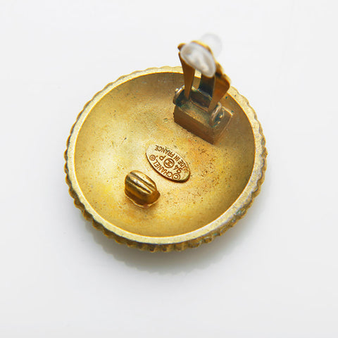 CHANEL 94P logo Earring gold WS22113