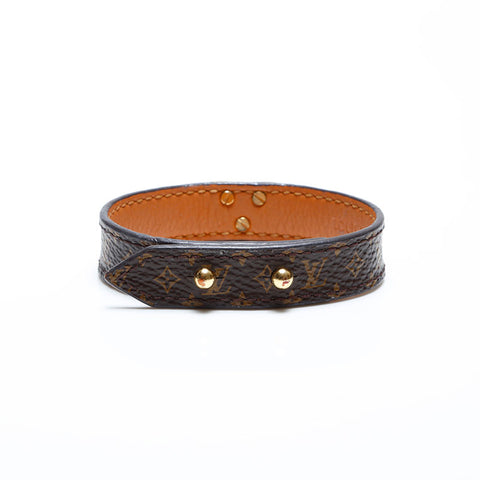 LOUIS VUITTON 2021 Monogram Essential V bracelet Brown WS22115