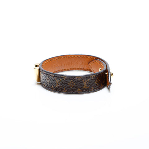LOUIS VUITTON 2021 Monogram Essential V bracelet Brown WS22115