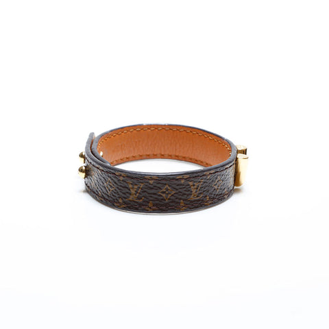 LOUIS VUITTON 2021 Monogram Essential V bracelet Brown WS22115