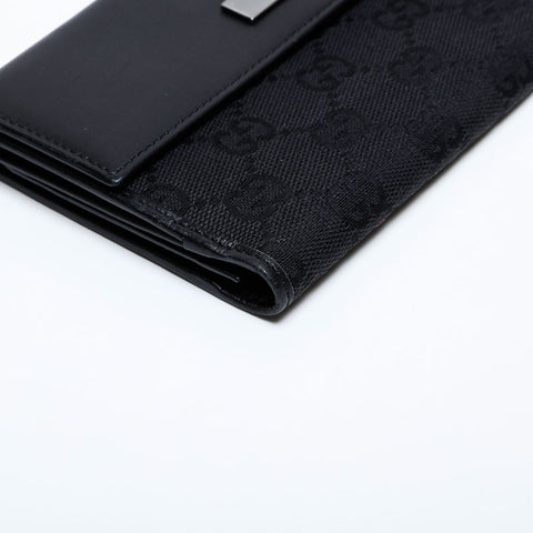 Gucci GG帆布钱包黑色WS22117