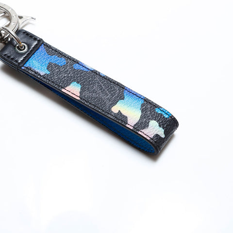 ルイ・ヴィトン LOUIS VUITTON 2023年製 ドラゴンヌ LVシェイプ キーホルダー ブラック WS22120